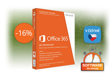 Microsoft Office 365 je ideální pro rodiny, které chtějí využívat všechny aplikace systému Office, včetně cloudových služeb, a to až na pěti počítačích PC nebo Mac.
