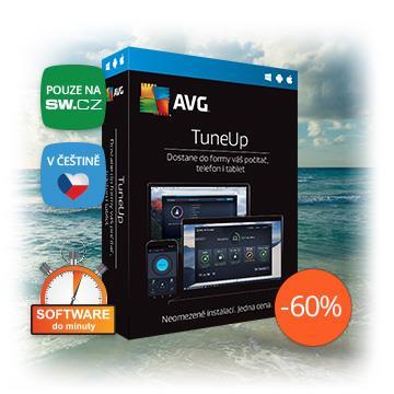 Nejžádanější varianta AVG PC Tuneup pro 3 PC na 2 roky se slevou 60 % právě teď!