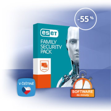 ESET Family Security Pack je určen pro domácnosti, které mají více než 1 počítač. Produkt je určen pouze pro domácí použití